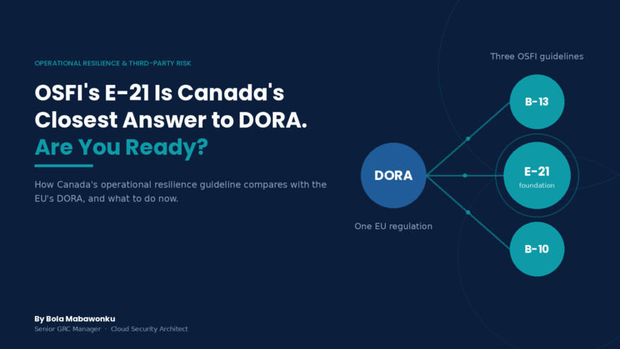 DORA Has a Canadian Cousin. Is Your Resilience Program Ready?